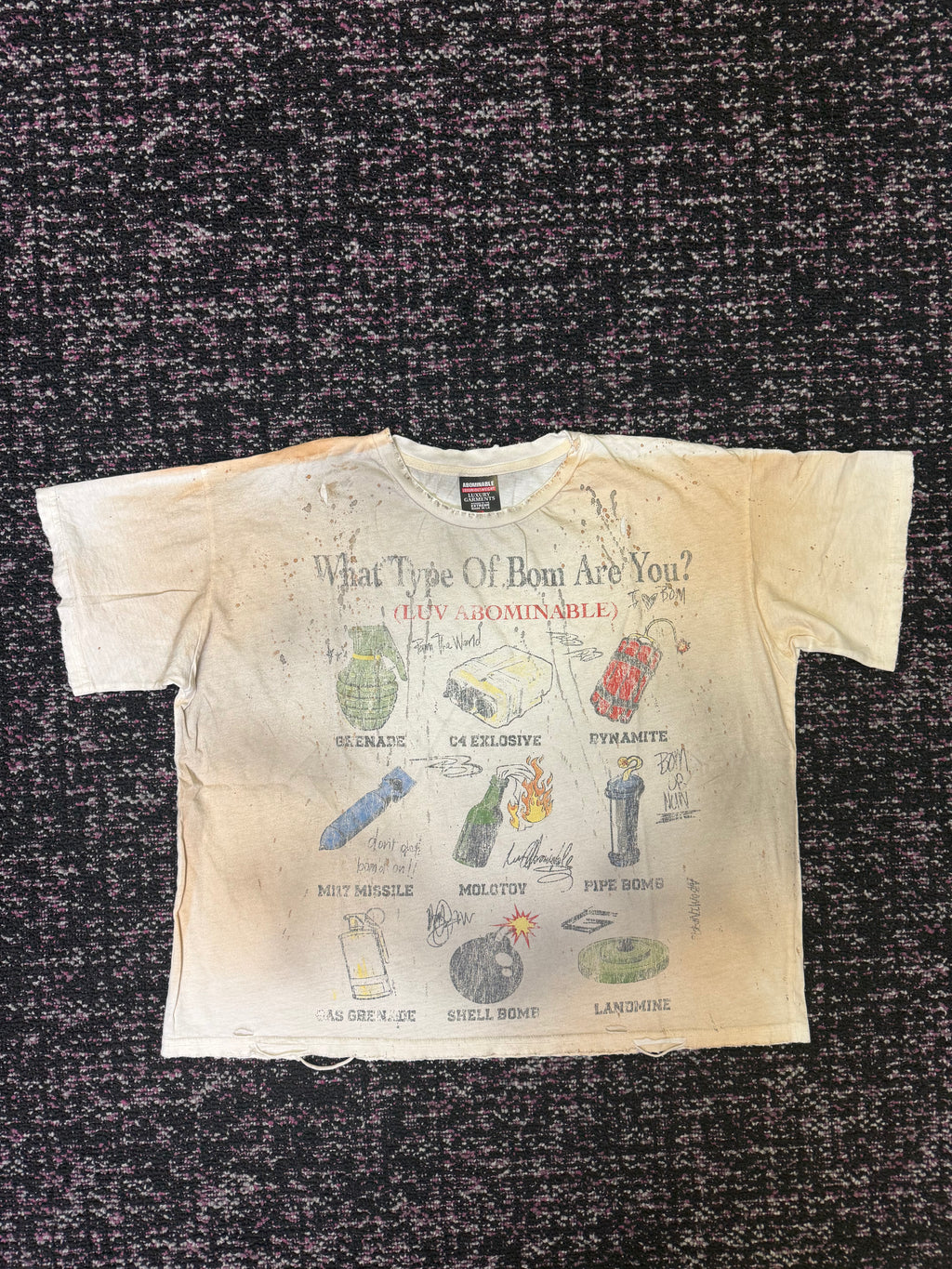 Luv Abominable “What type of bom” Tee