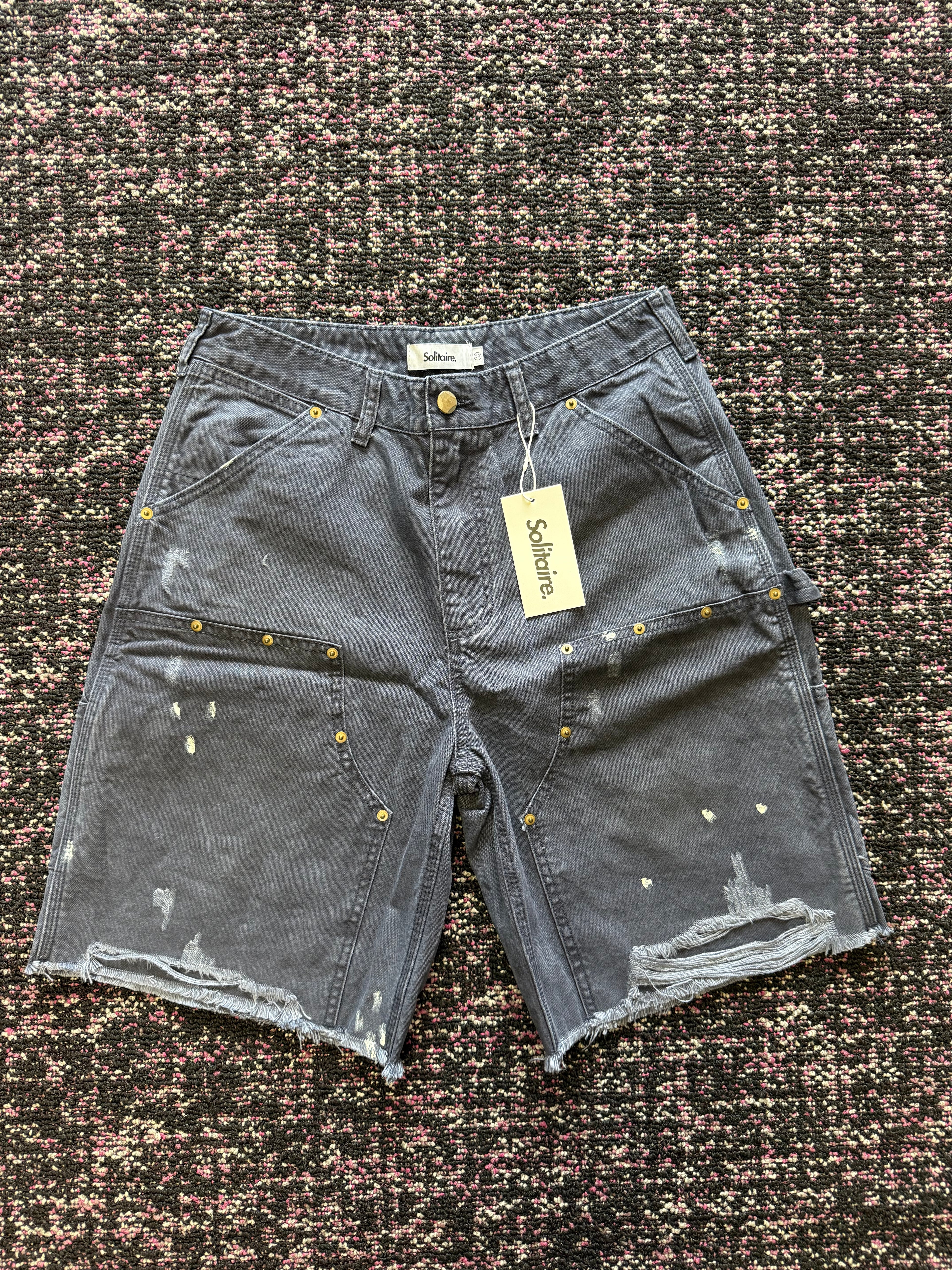 Solitaire Navy Carpenter Shorts
