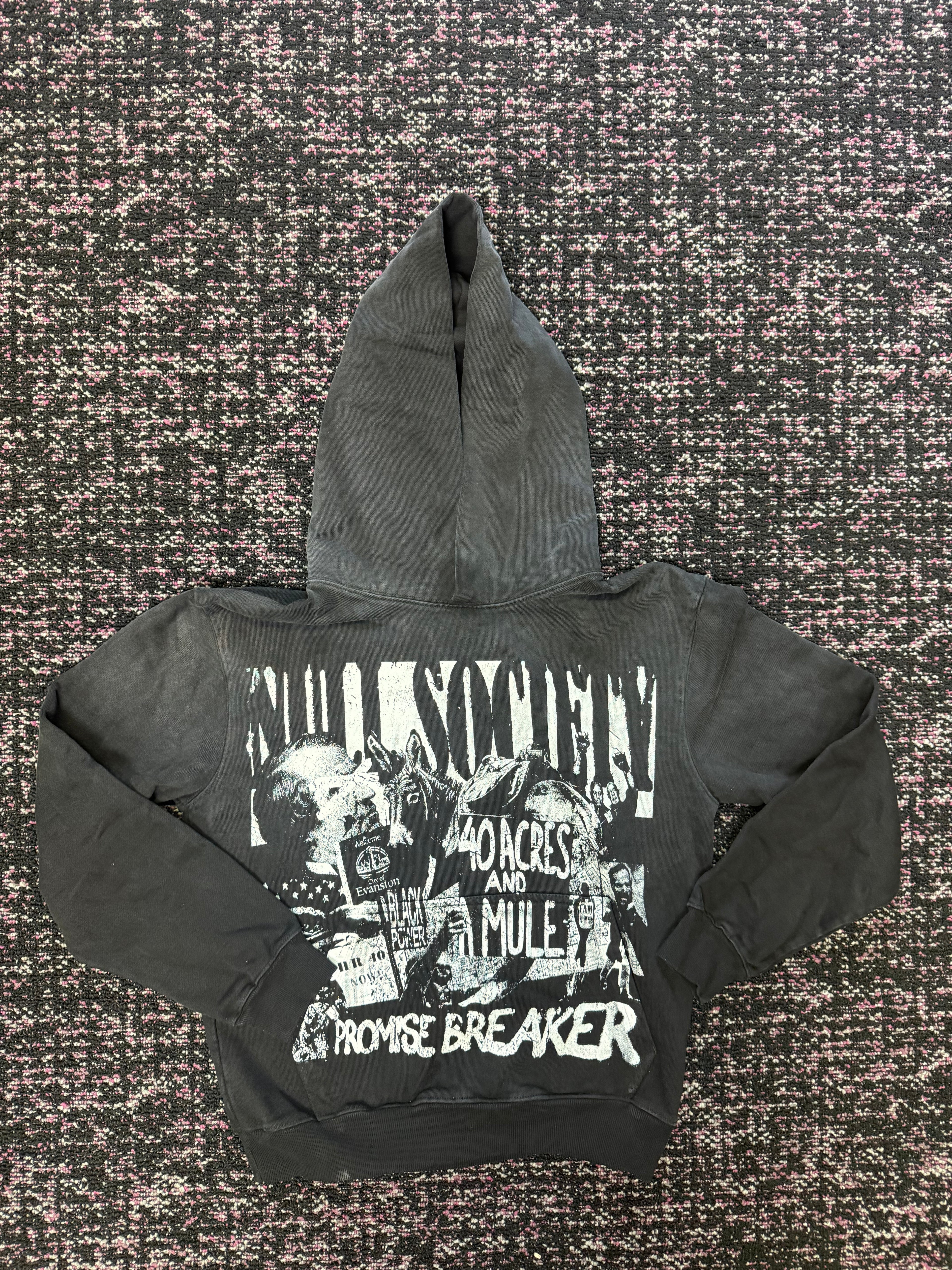 Null Society 40 Acres Black Hoodie