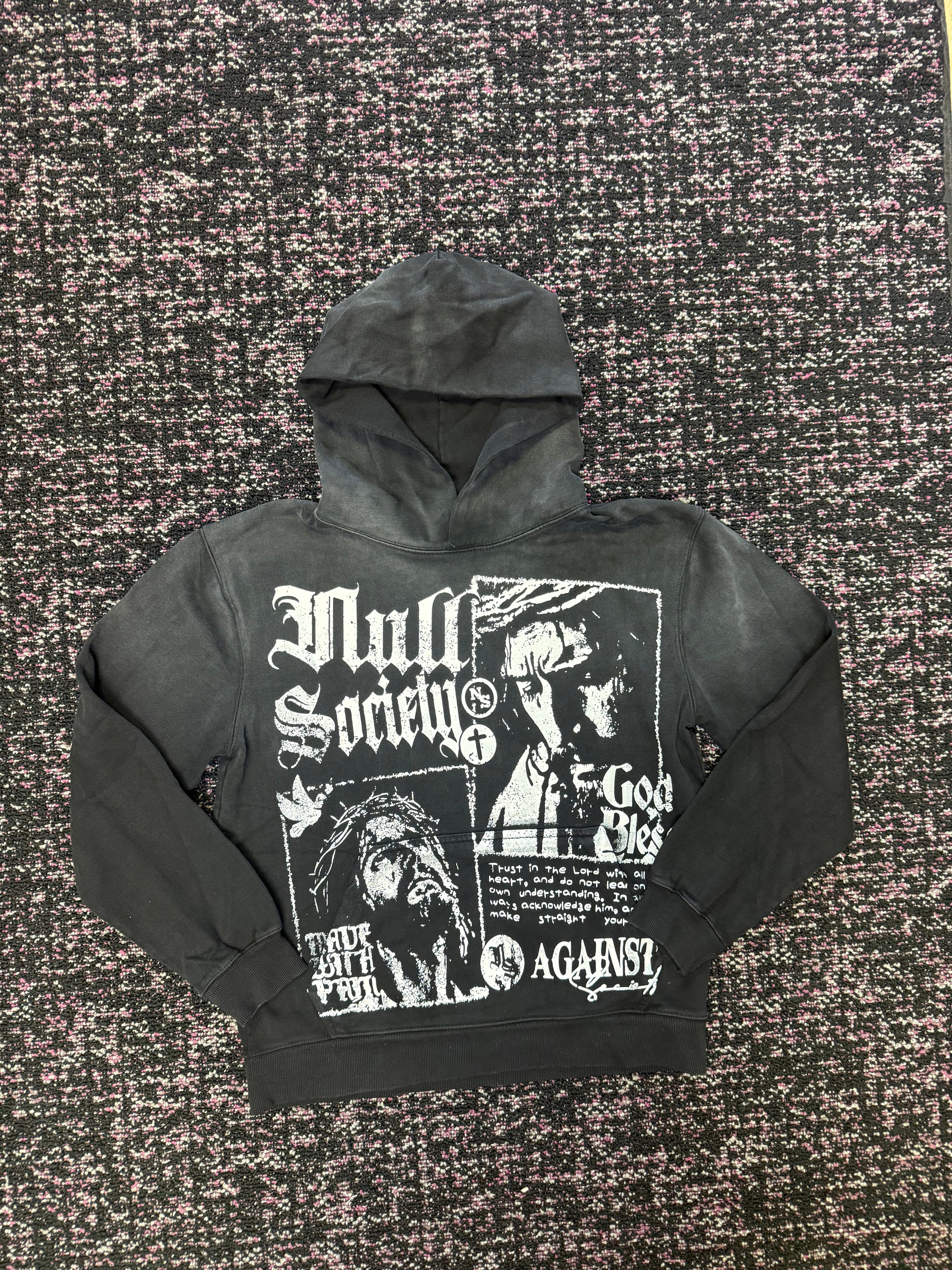 Null Society God Bless Black Hoodie