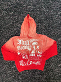 Null Society God Bless Red Hoodie