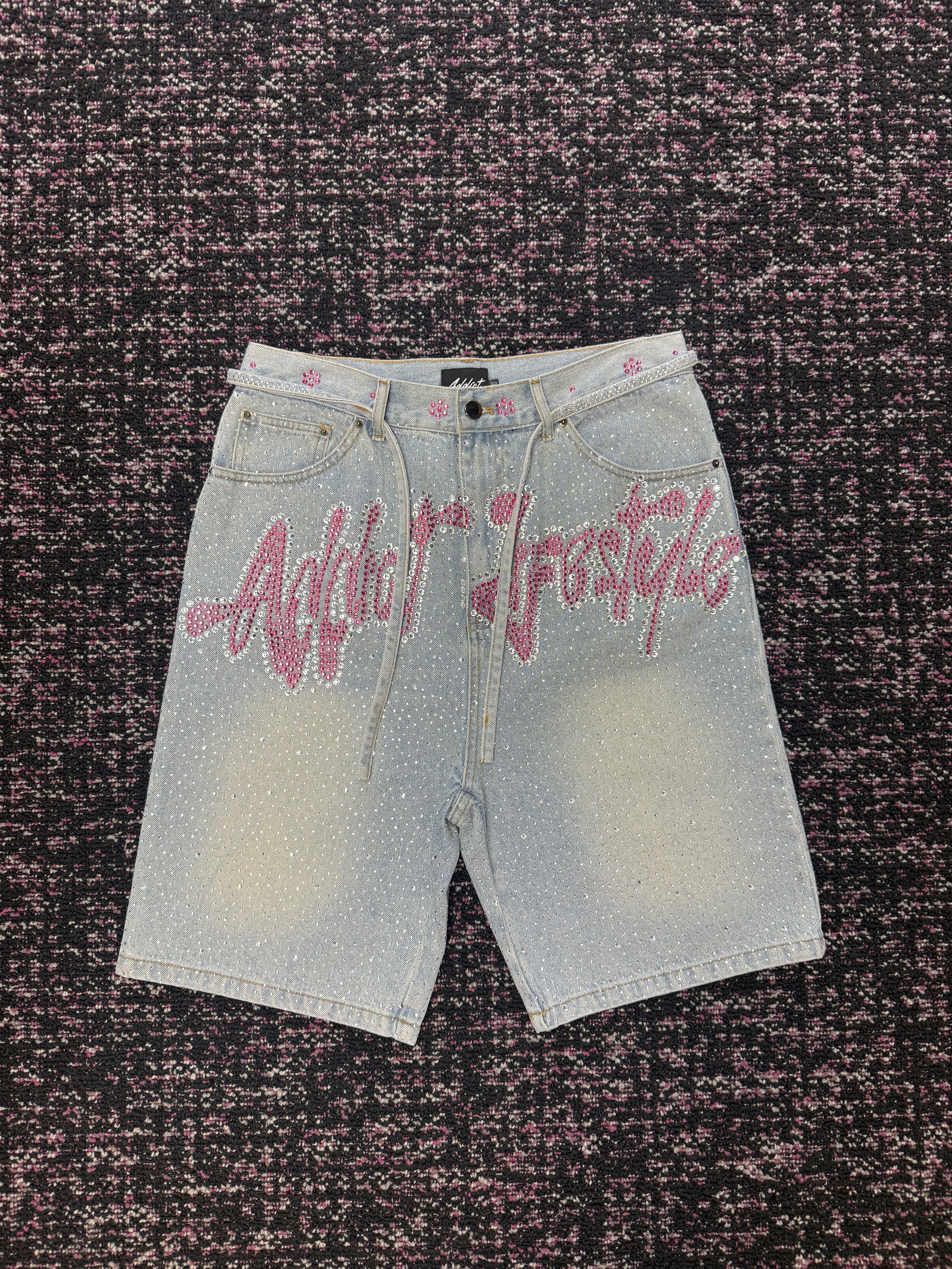Addict Lifestyle Pink Jorts