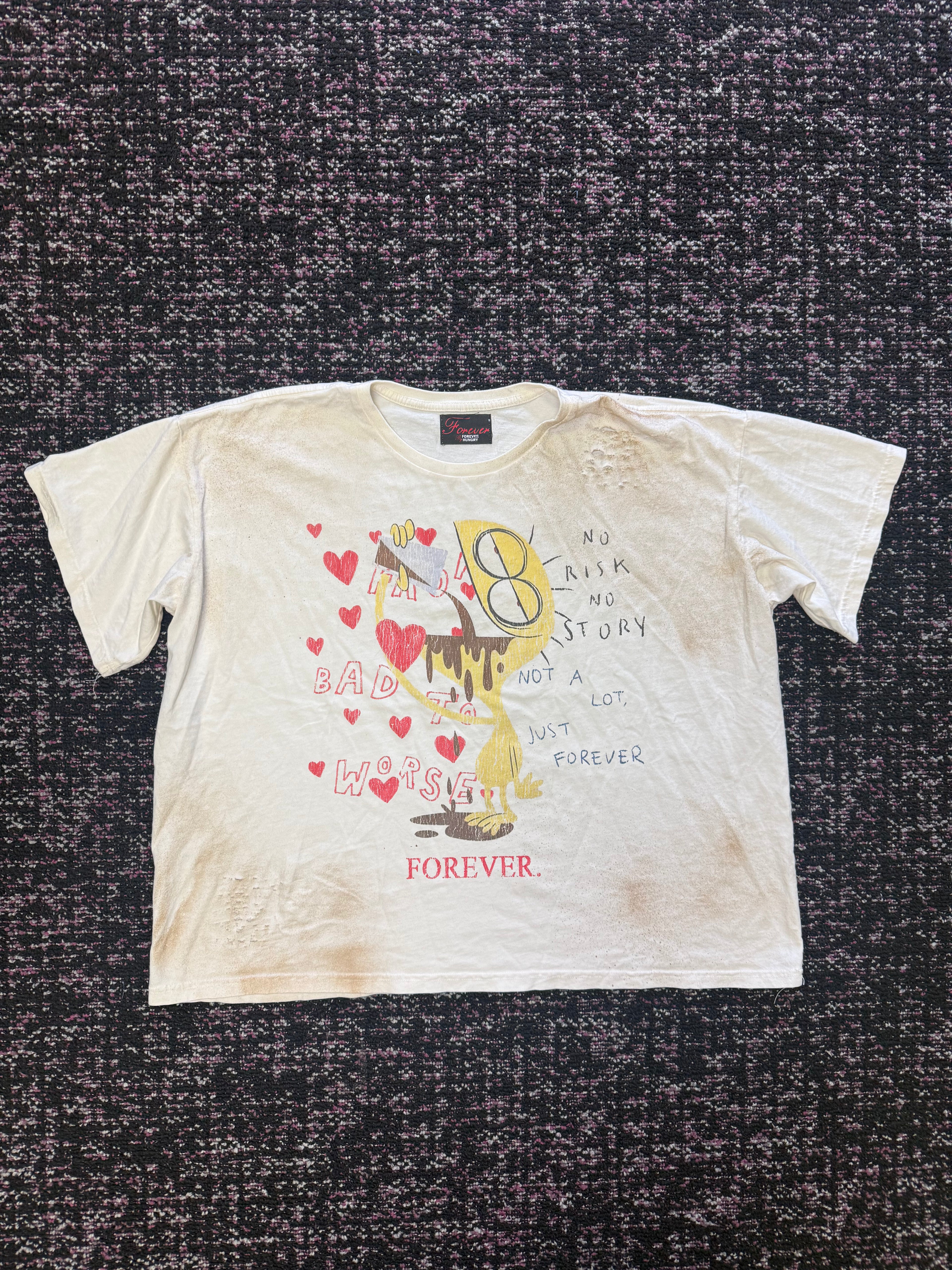 Forever Hungry No Risk No Story Tee
