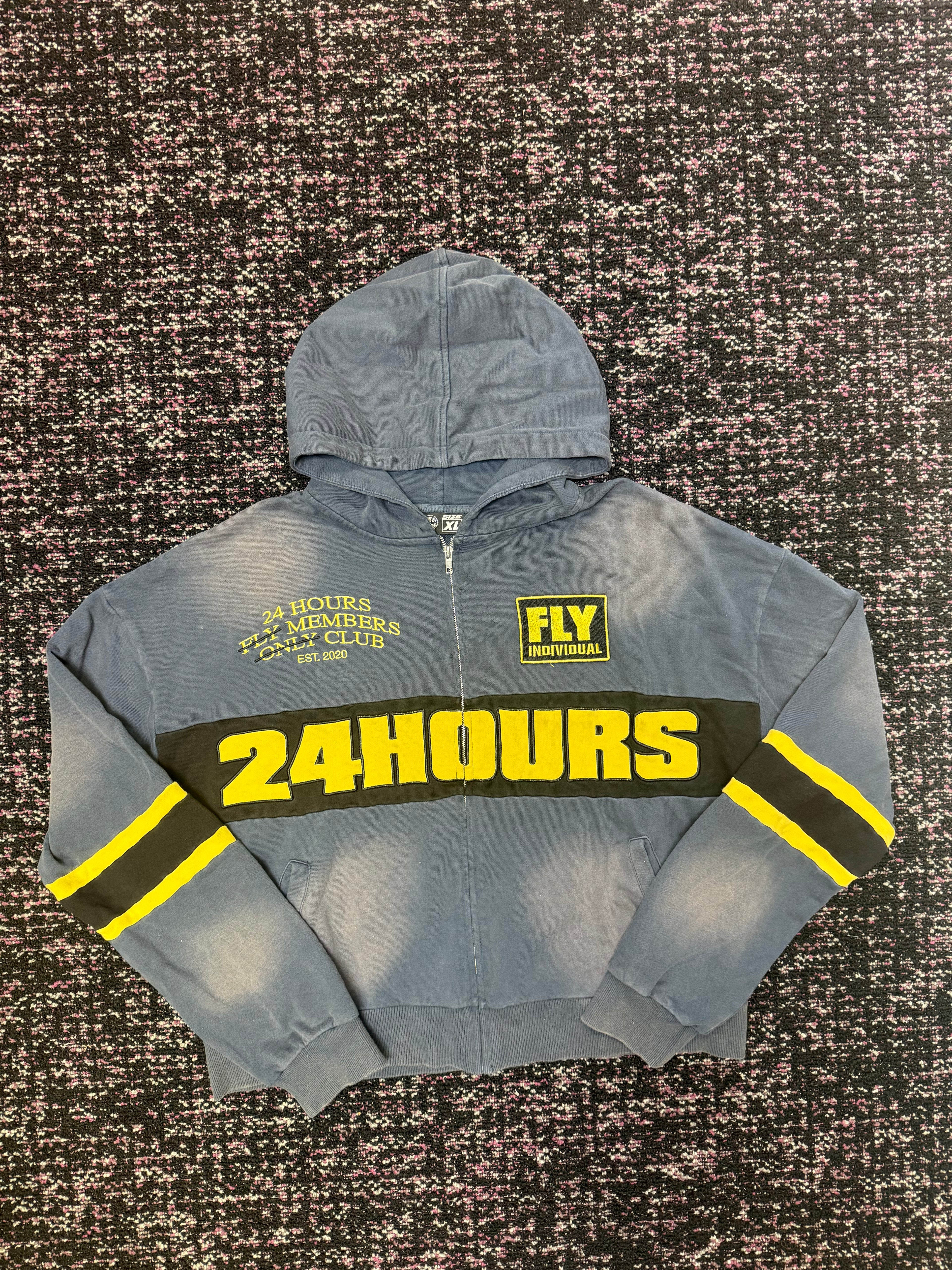 Same24 Fly Members Blue Zip Up