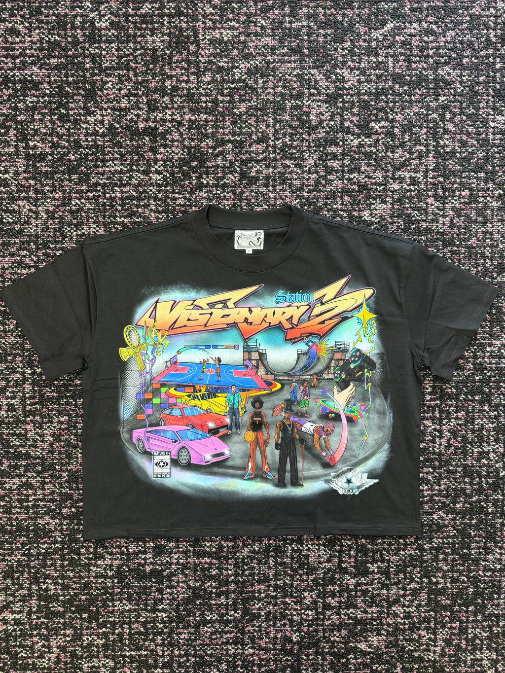 Visionary Black Station Tee