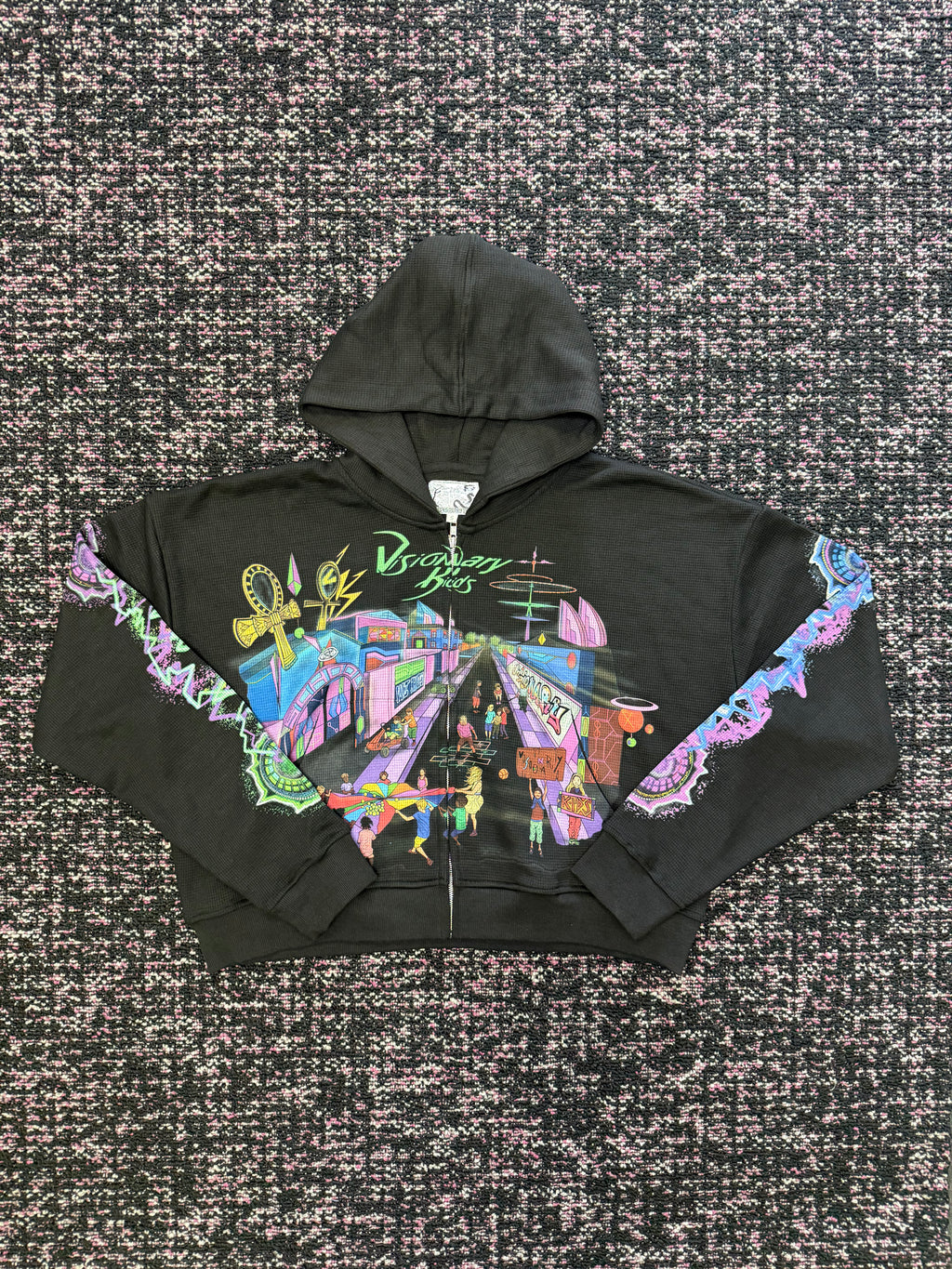 Visionary Kids Black Zip Up