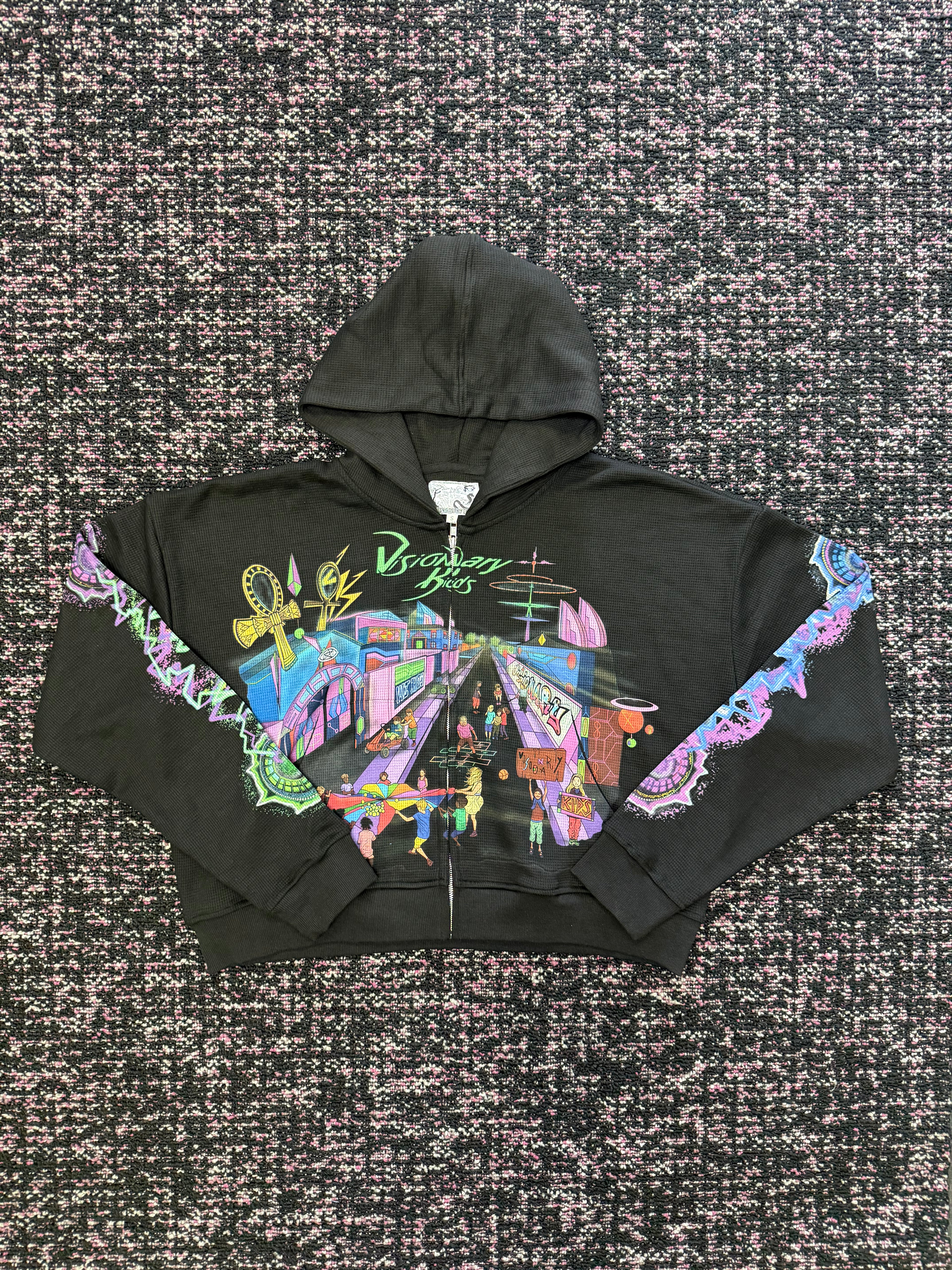 Visionary Kids Black Zip Up