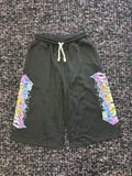 Visionary Black Multi-Color Jorts