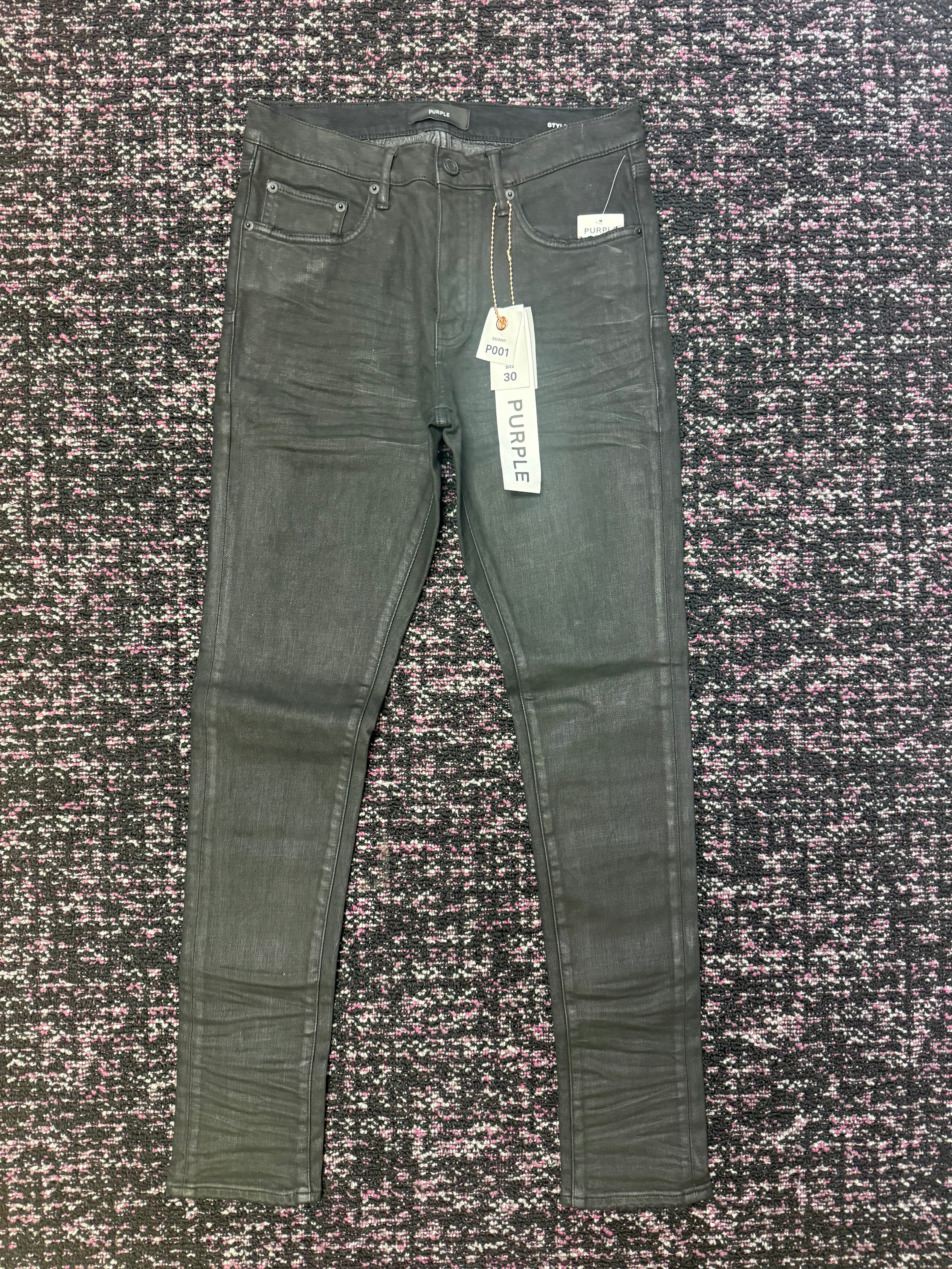 Purple Brand Wax Black Jeans