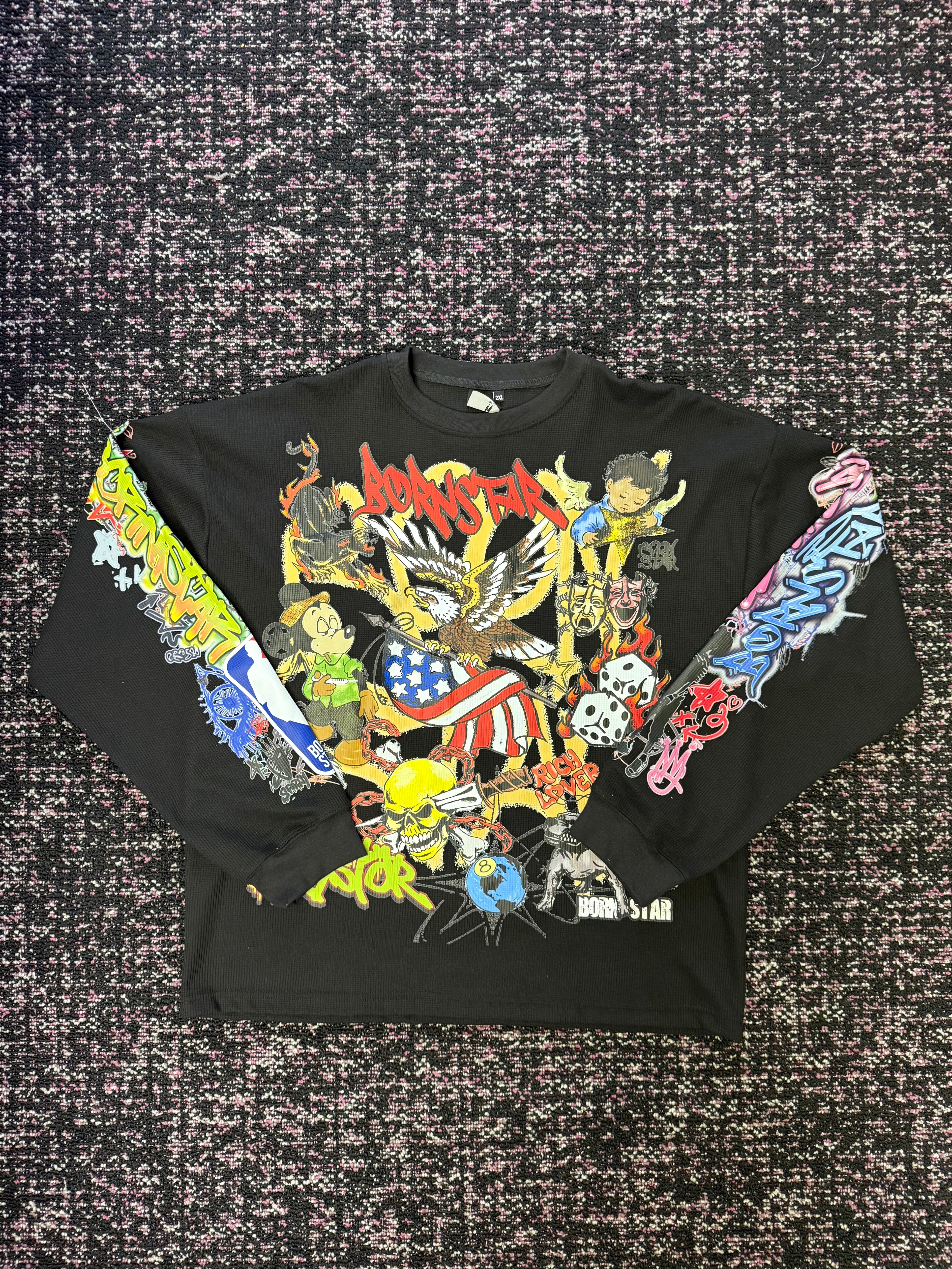 Bornstar Graffiti Thermal Black